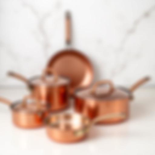 Set di pentole in rame di alta qualità